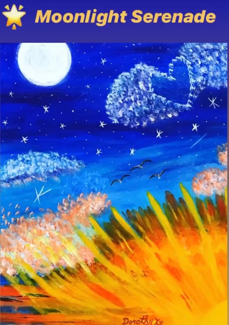 MOONLIGHT SERENADE | Wishing Stars Art